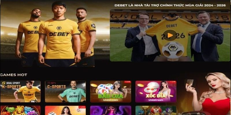 Nhà cái Debet Hướng dẫn cách đăng ký và trải nghiệm tại nhà cái Debet